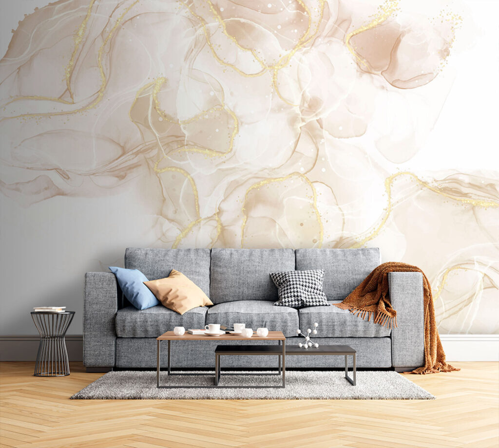 Nubes pálidas con dorado — interior 3