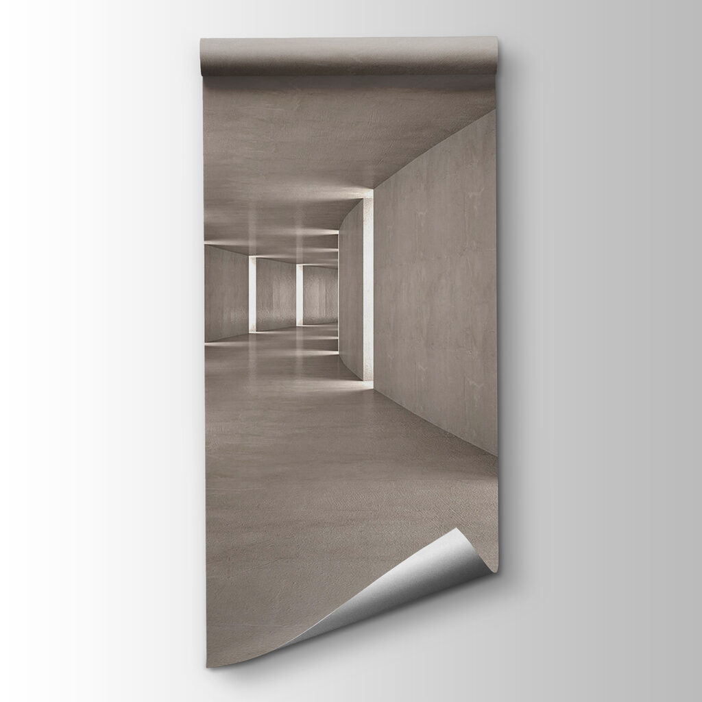 Pasillo gris con luz — vista del producto