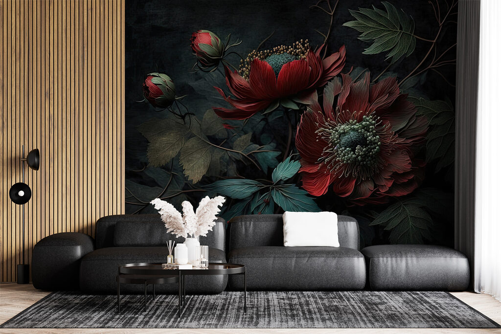 Floración roja en silencio — interior 5
