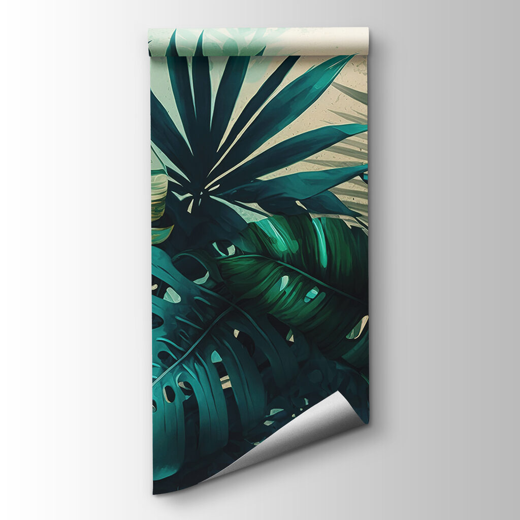 Plantas tropicales iluminadas — vista del producto