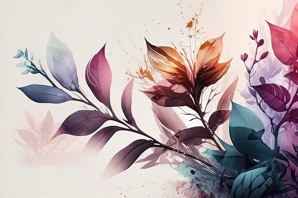 Rama en colores vivos — diseño completo