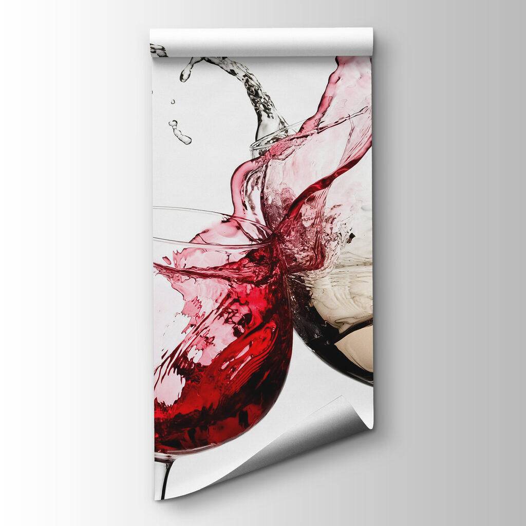 Vino salpicado en copas — vista del producto