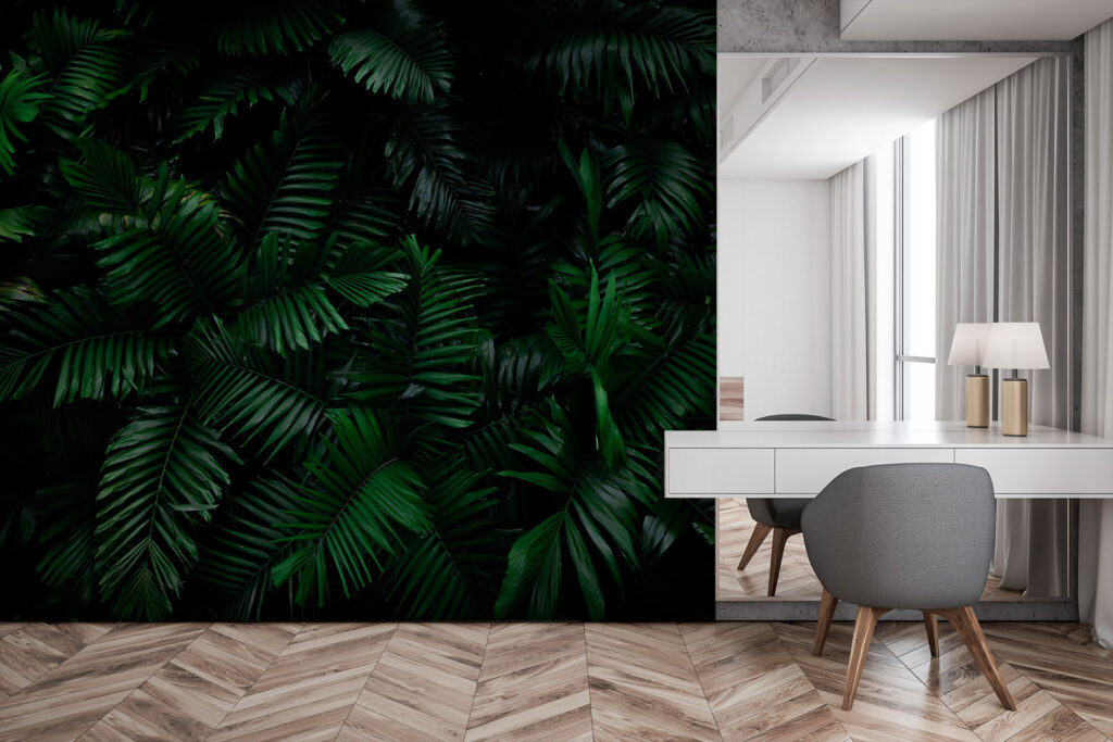 Helechos sobre negro — interior 3