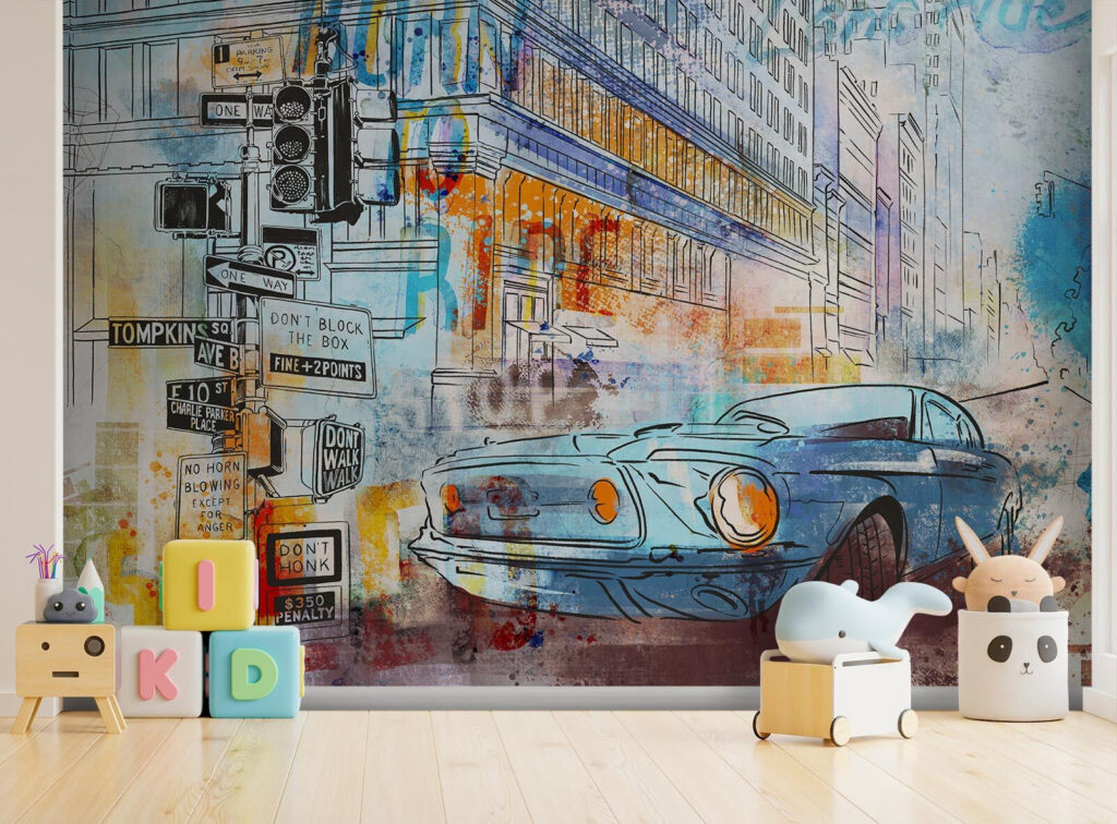 Coche clásico urbano — interior 3