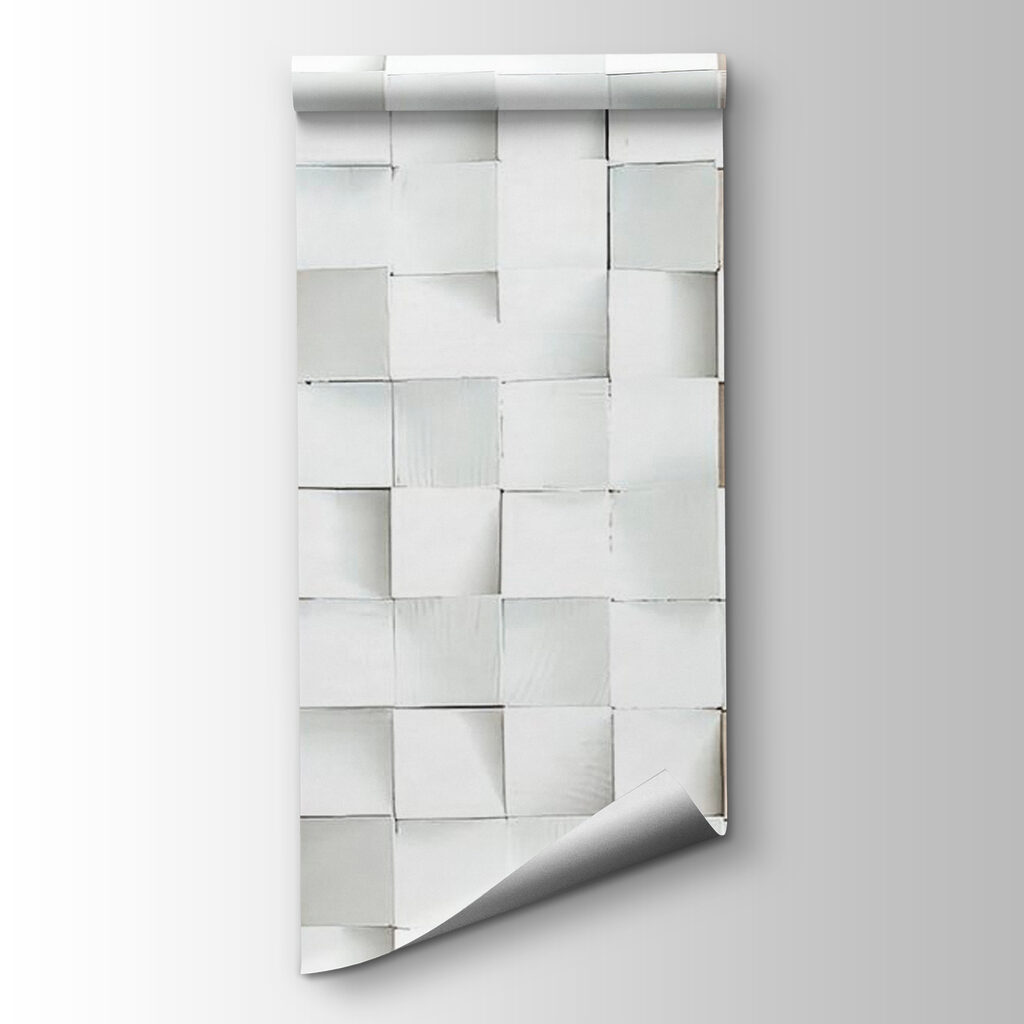 Pared de cuadrados plegados — vista del producto
