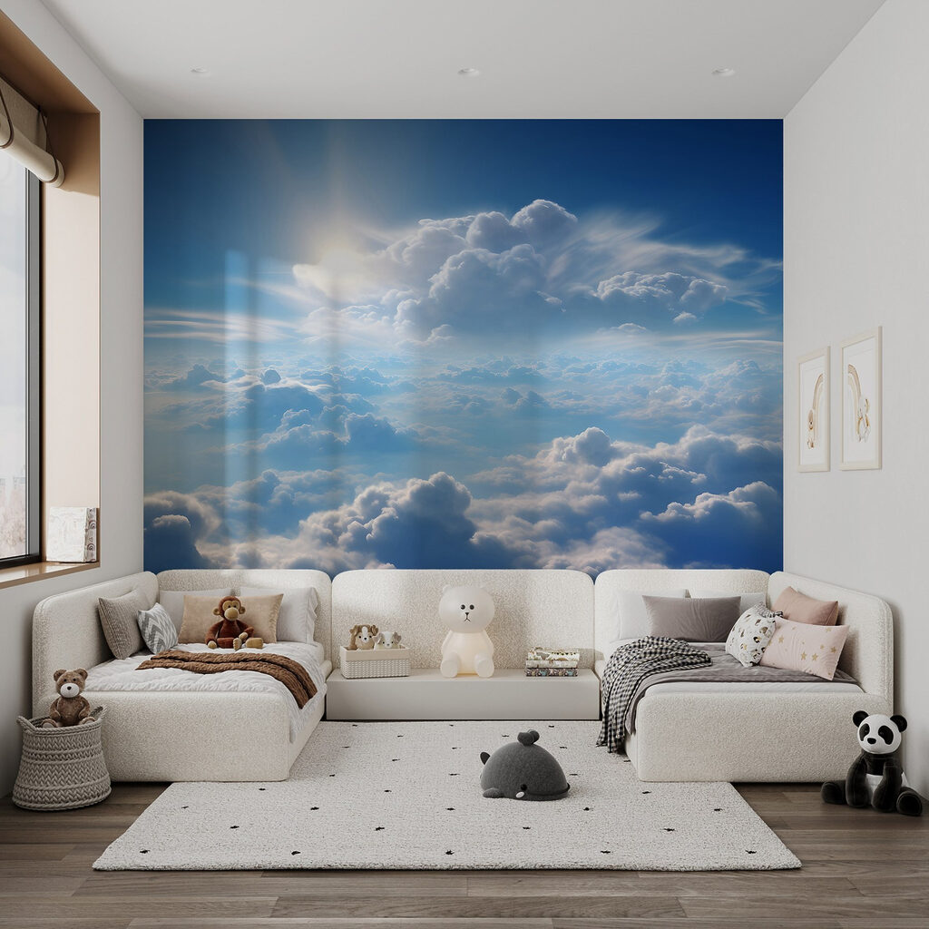 Sol sobre nubes blancas — interior 2