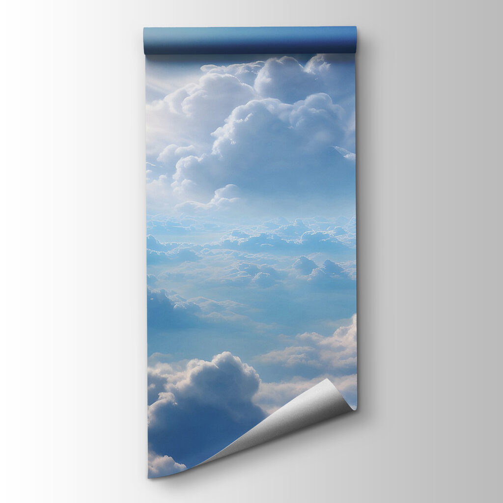 Sol sobre nubes blancas — vista del producto