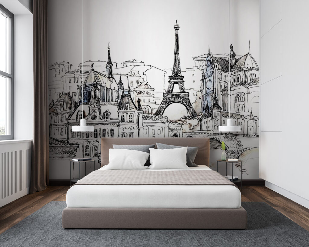París en bocetos negros — interior 1