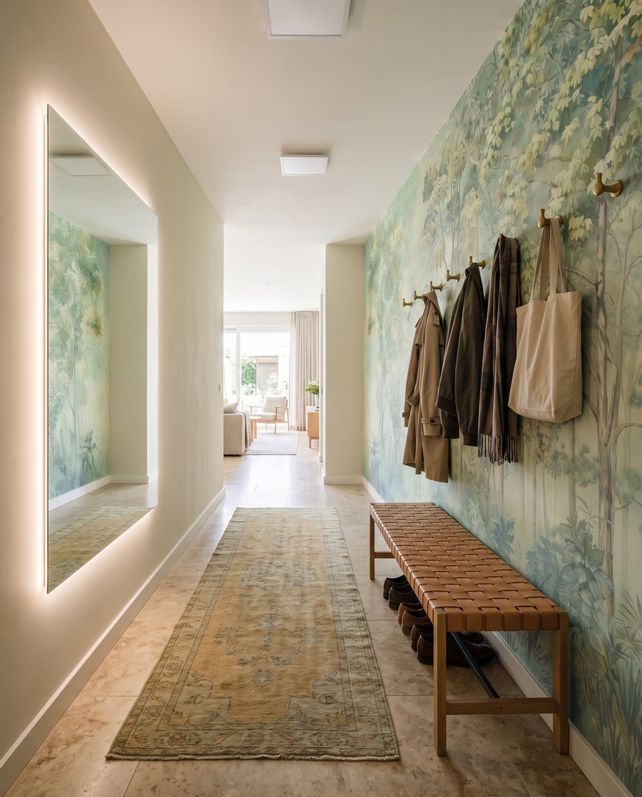 Bajo árboles altos — interior 5