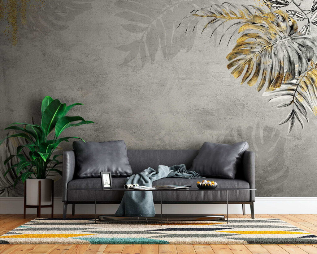 Palmas en gris desgastado — interior 2