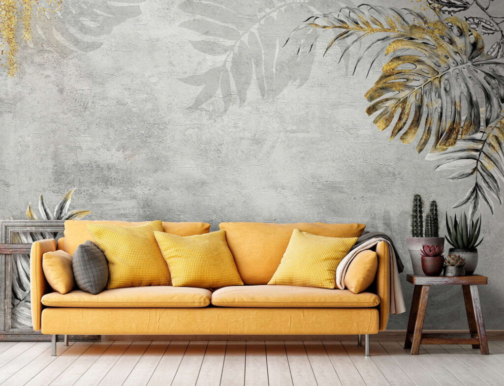 Palmas en gris desgastado — interior 3