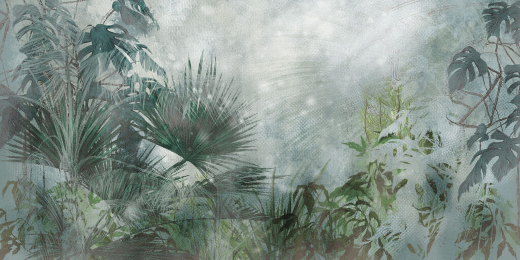 Selva tras la niebla — diseño completo