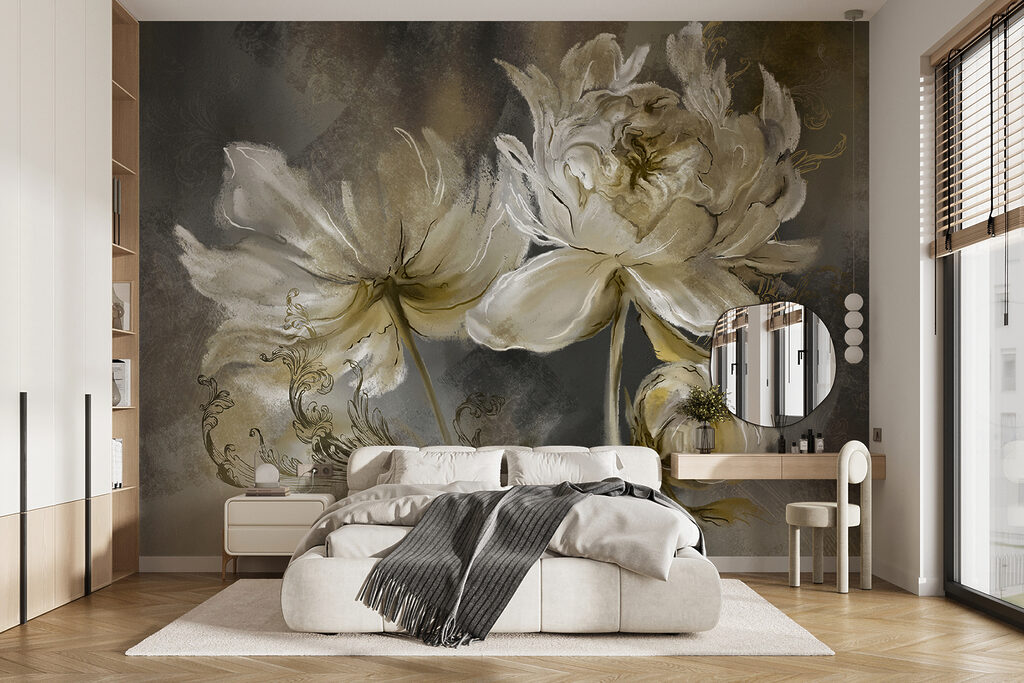 Flores blancas en pinceladas — interior 4