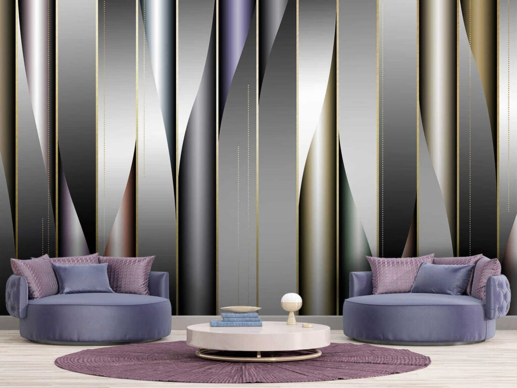 Cintas brillantes en franjas — interior 1