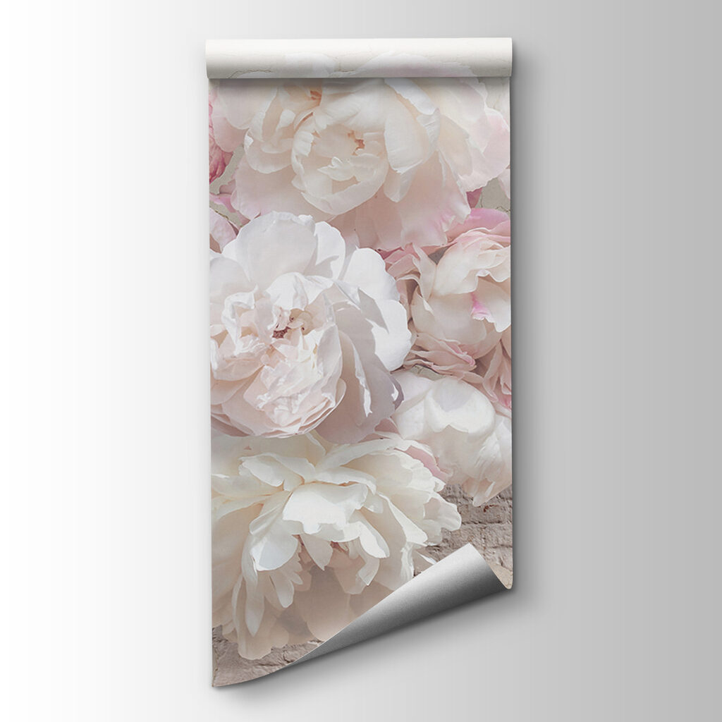 Rosas sobre blanco agrietado — vista del producto