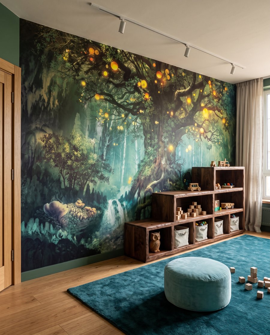 Árbol de cuento iluminado — interior 5