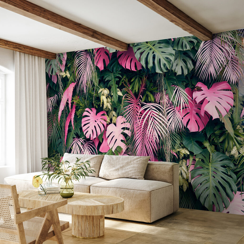 Hojas rosas en profundidad — interior 5