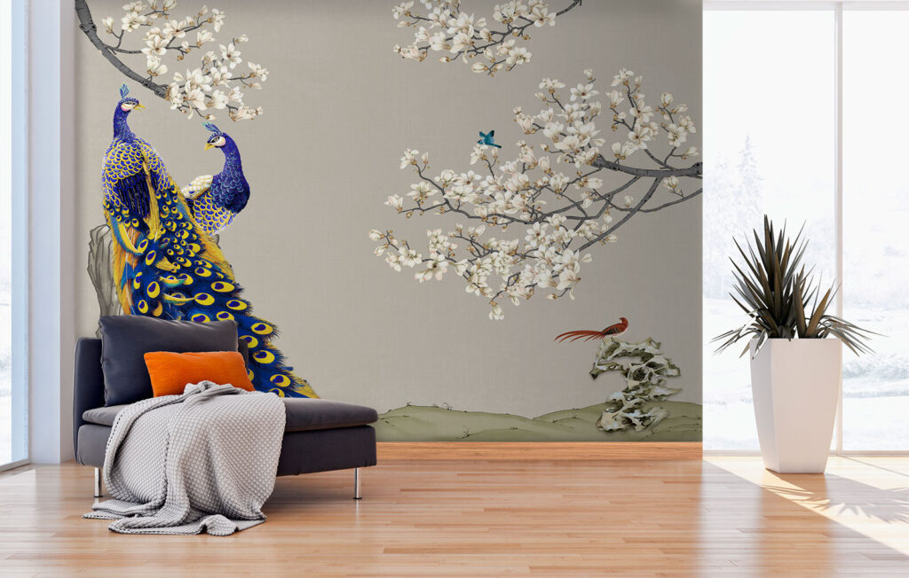 Pavos sobre una roca — interior 3