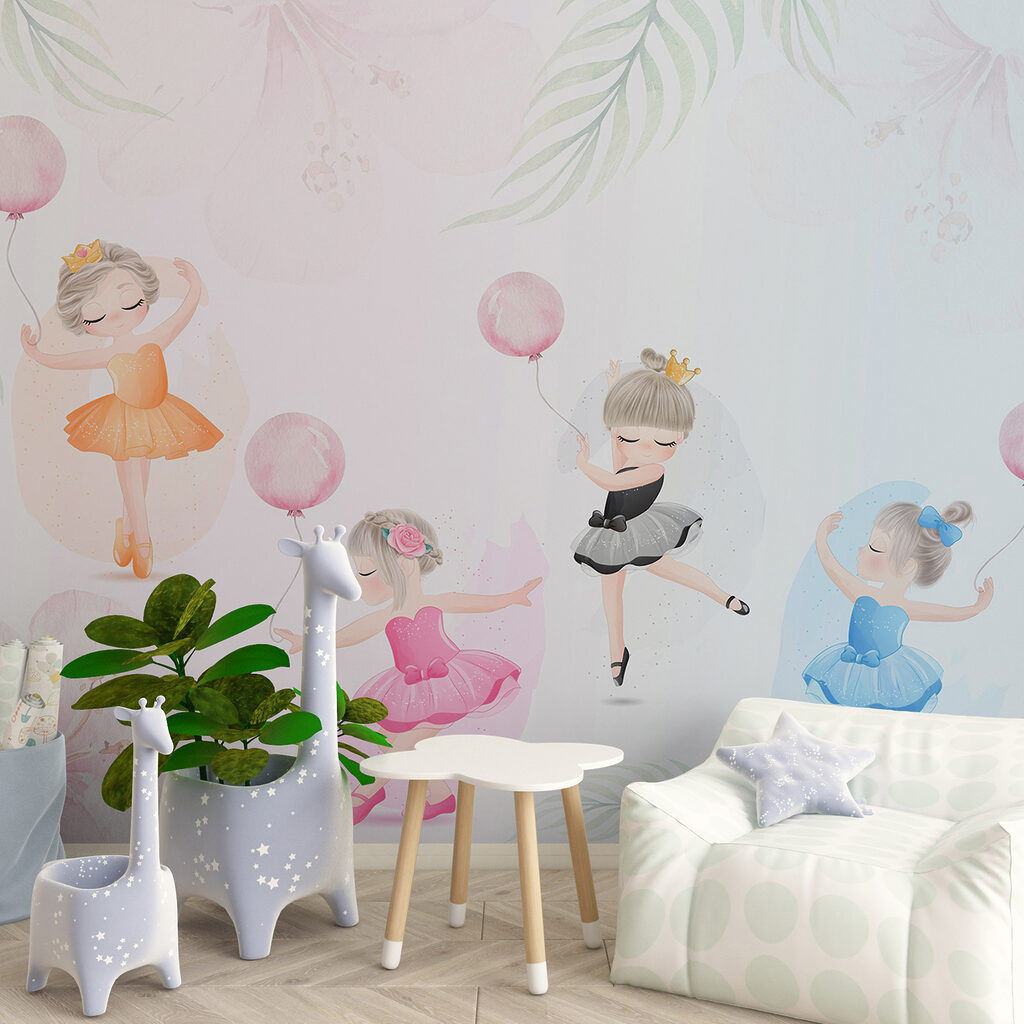 Bailarinas con globos rosas — interior 7