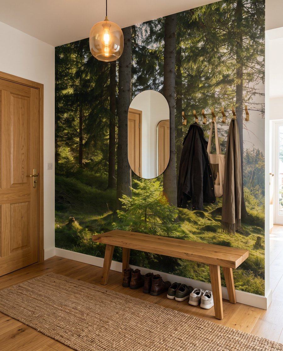 Sol sobre musgo verde — interior 4