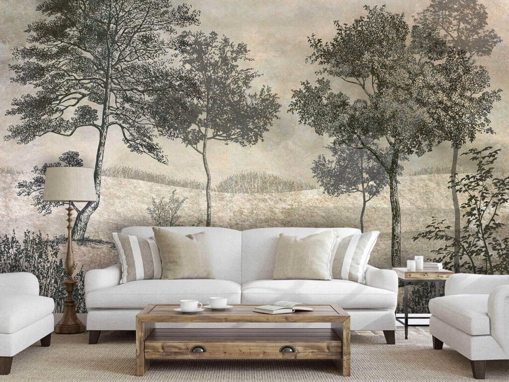 Paisaje de finos trazos — interior 1