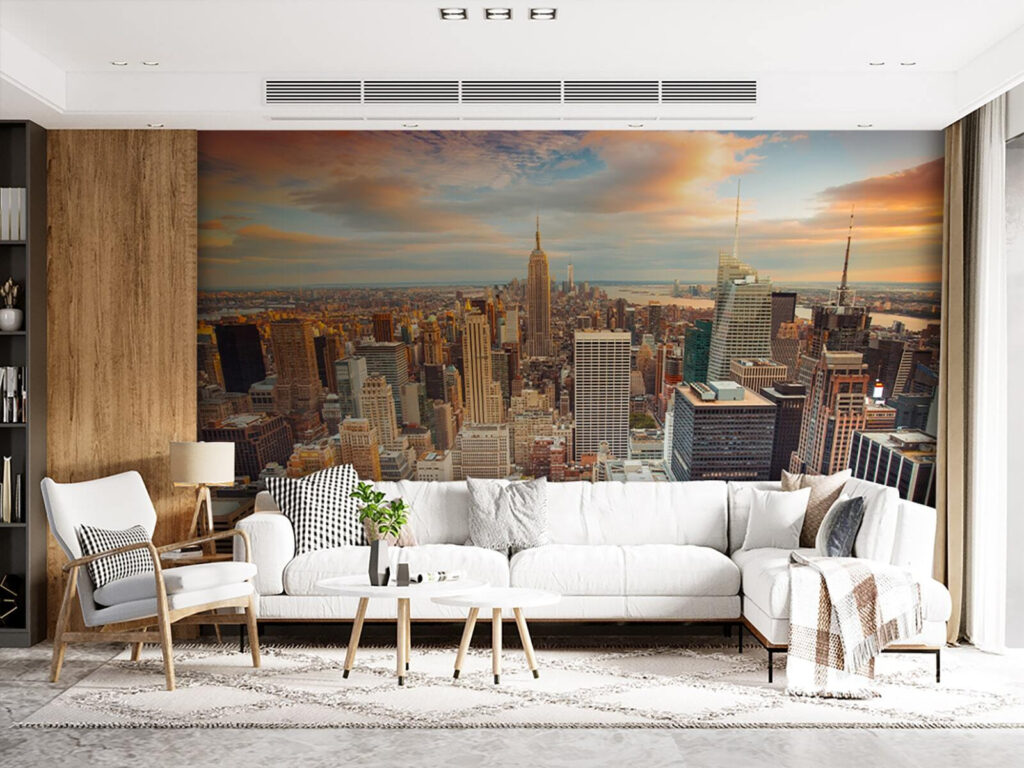 Vista urbana al atardecer — interior 3