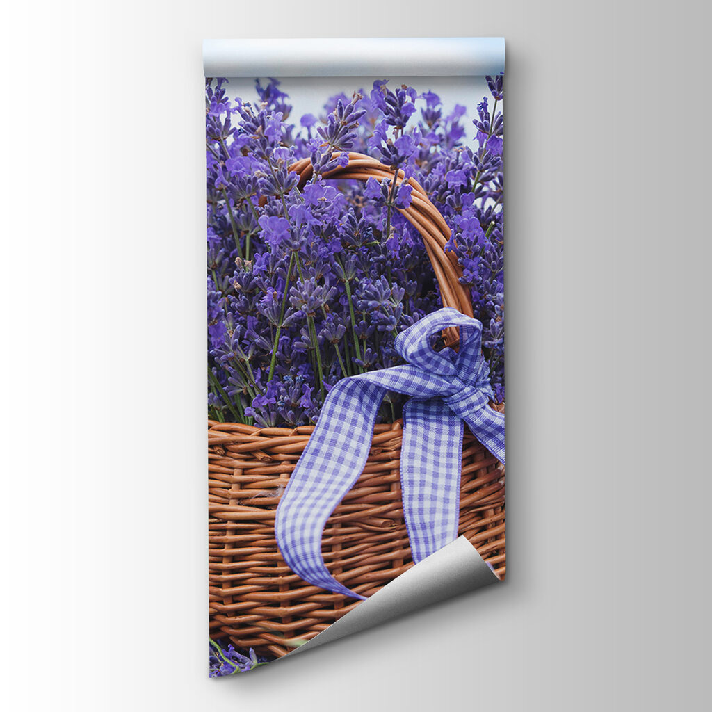 Lavanda en cesta — vista del producto