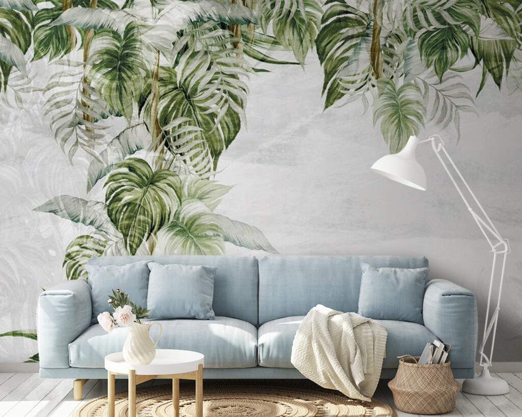Hojas colgantes de selva — interior 5