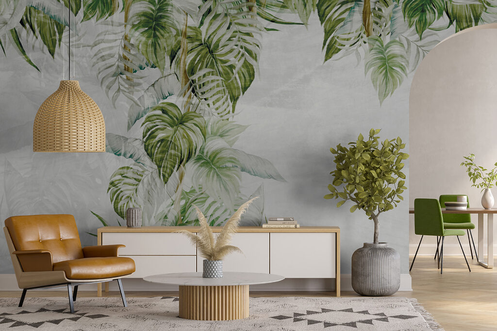 Hojas colgantes de selva — interior 11