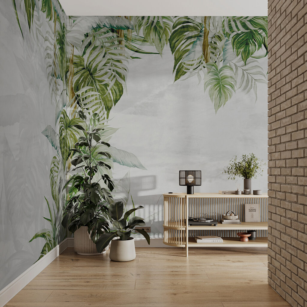 Hojas colgantes de selva — interior 12