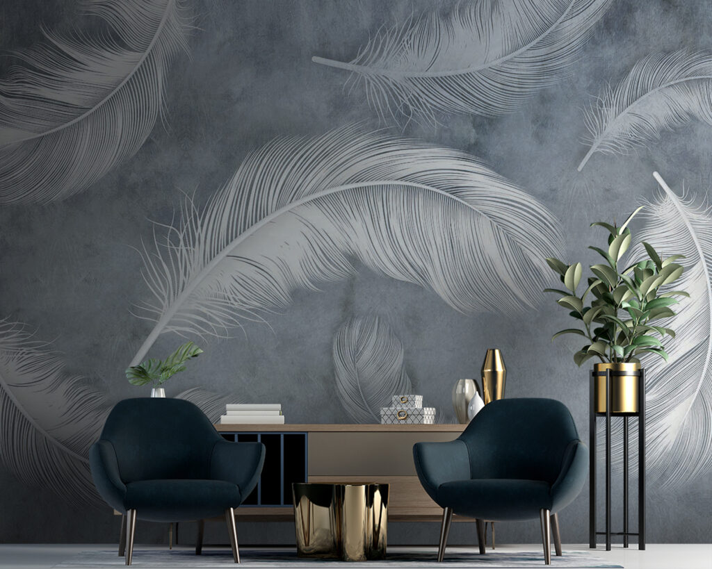 Plumas blancas en niebla — interior 3