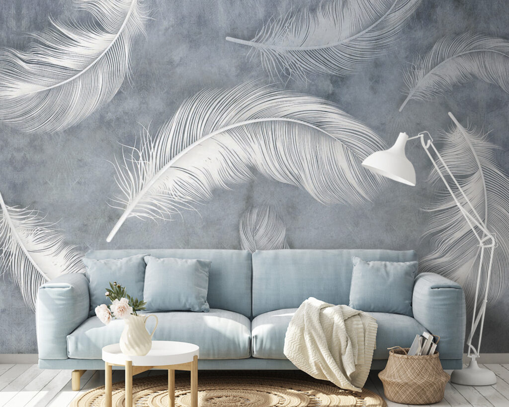 Plumas blancas en niebla — interior 4