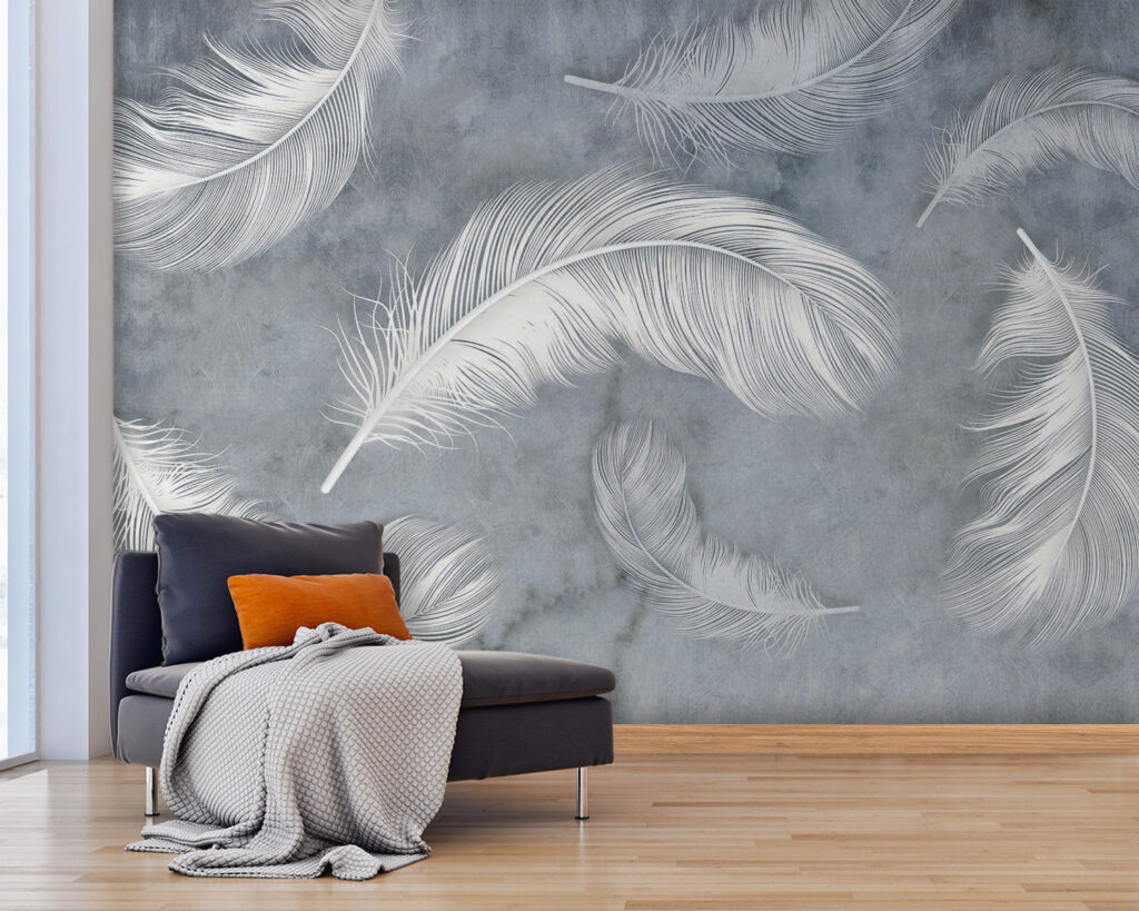 Plumas blancas en niebla — interior 6