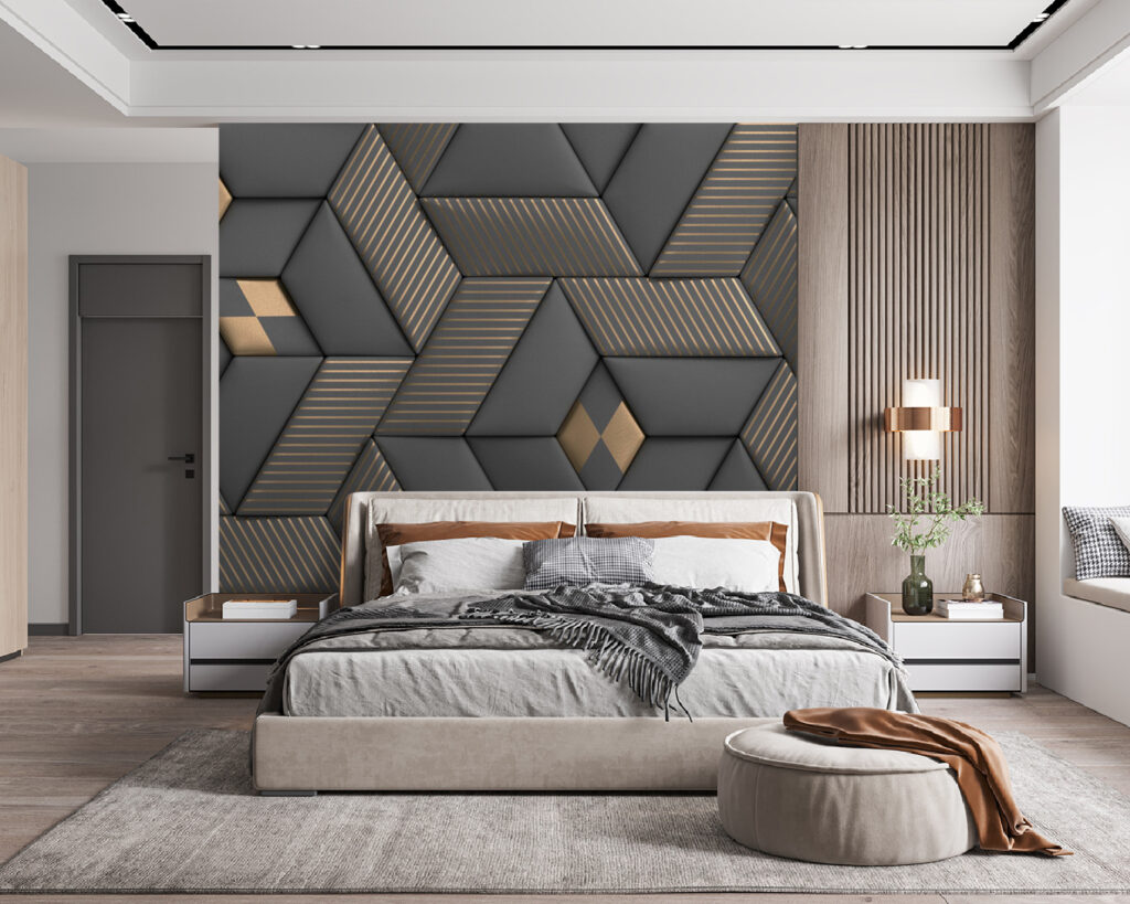 Cubos oscuros y dorados — interior 5