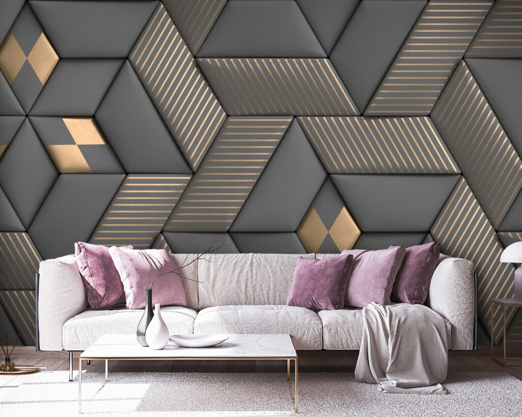 Cubos oscuros y dorados — interior 7