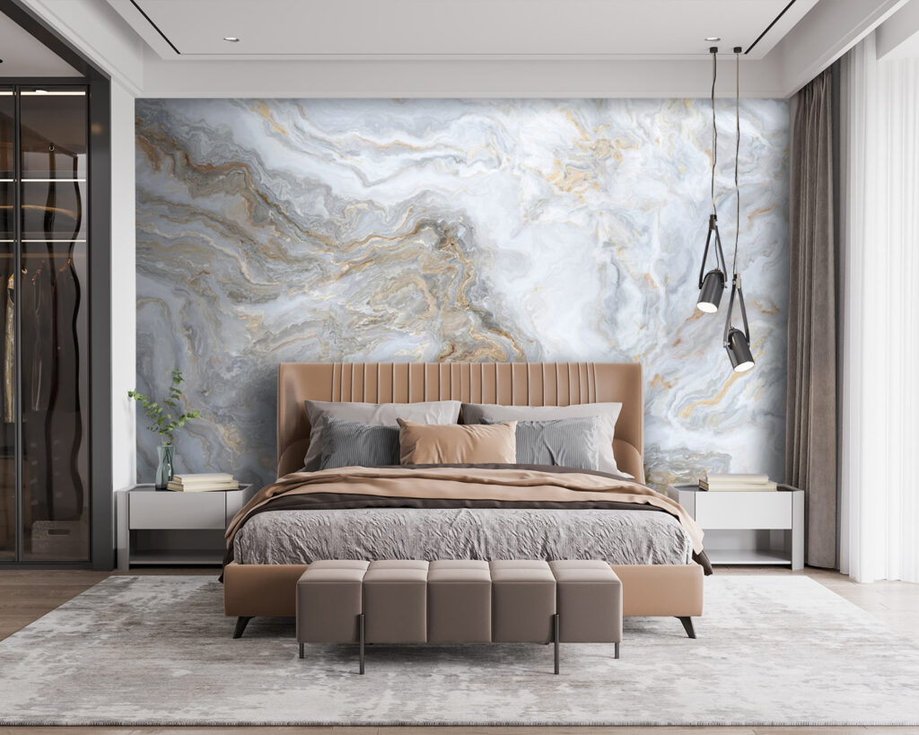 Bandas grises con oro — interior 2