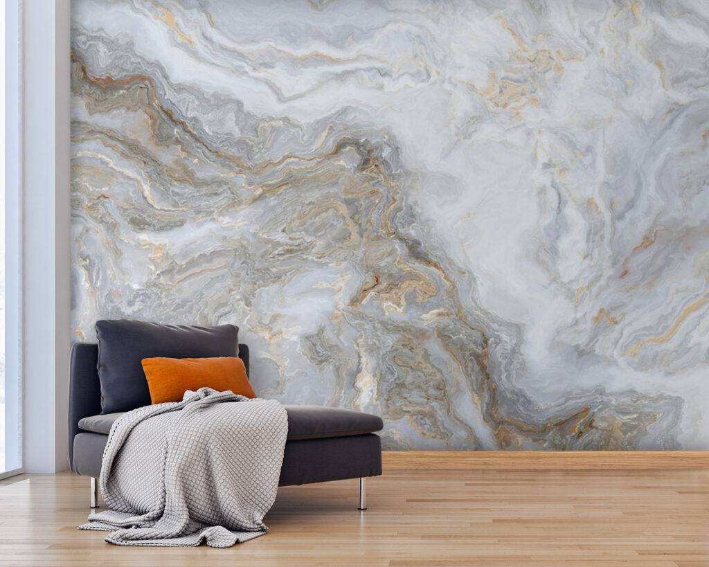 Bandas grises con oro — interior 6