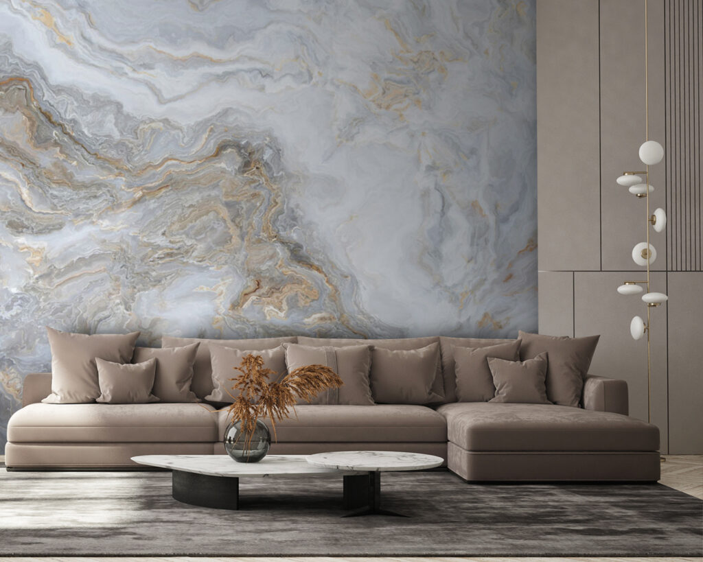 Bandas grises con oro — interior 9