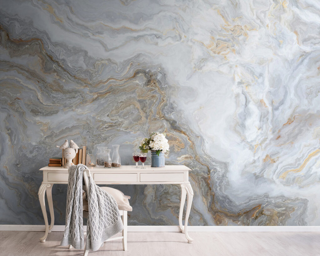 Bandas grises con oro — interior 8