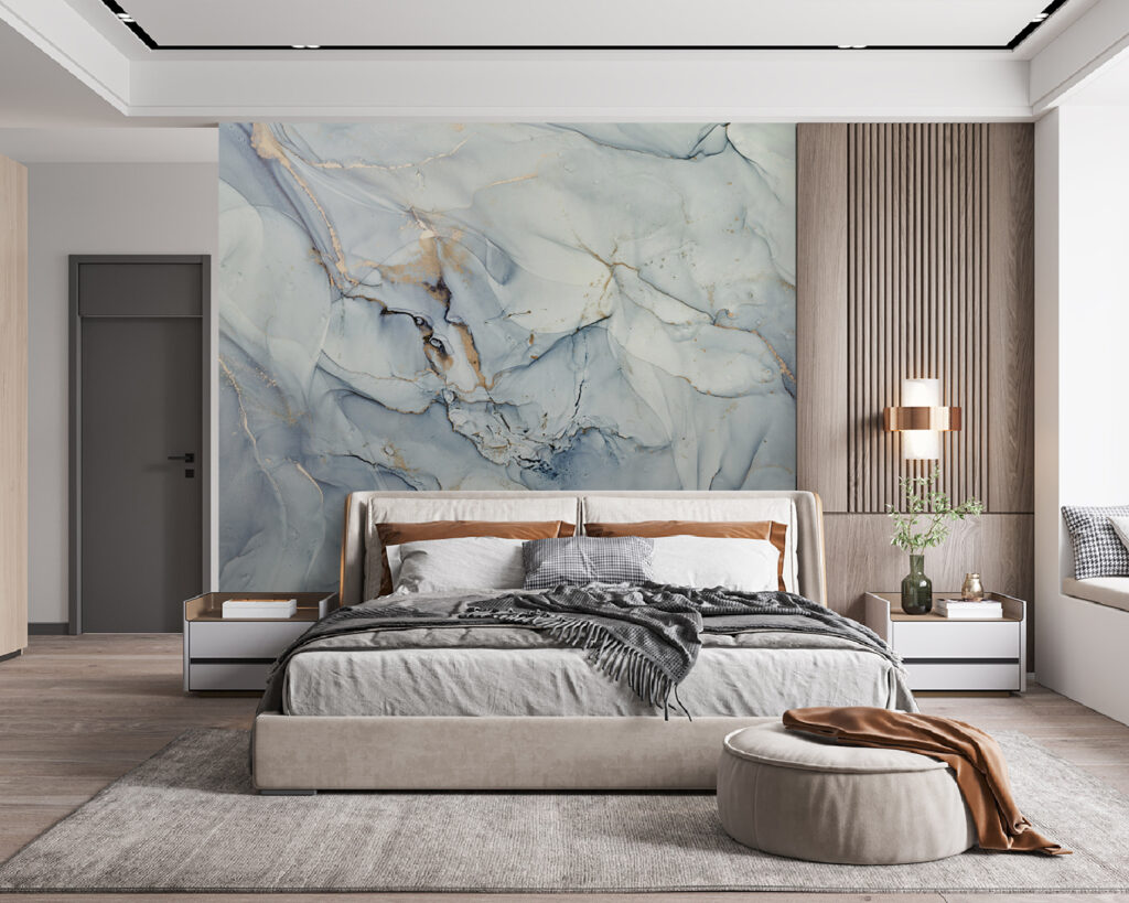 Azul pálido con vetas — interior 1