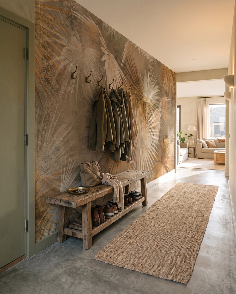 Hojas superpuestas y cálidas — interior 4