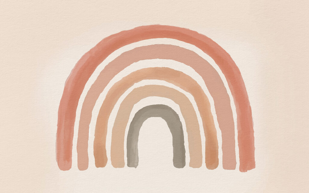 Arcos dibujados a mano — diseño completo