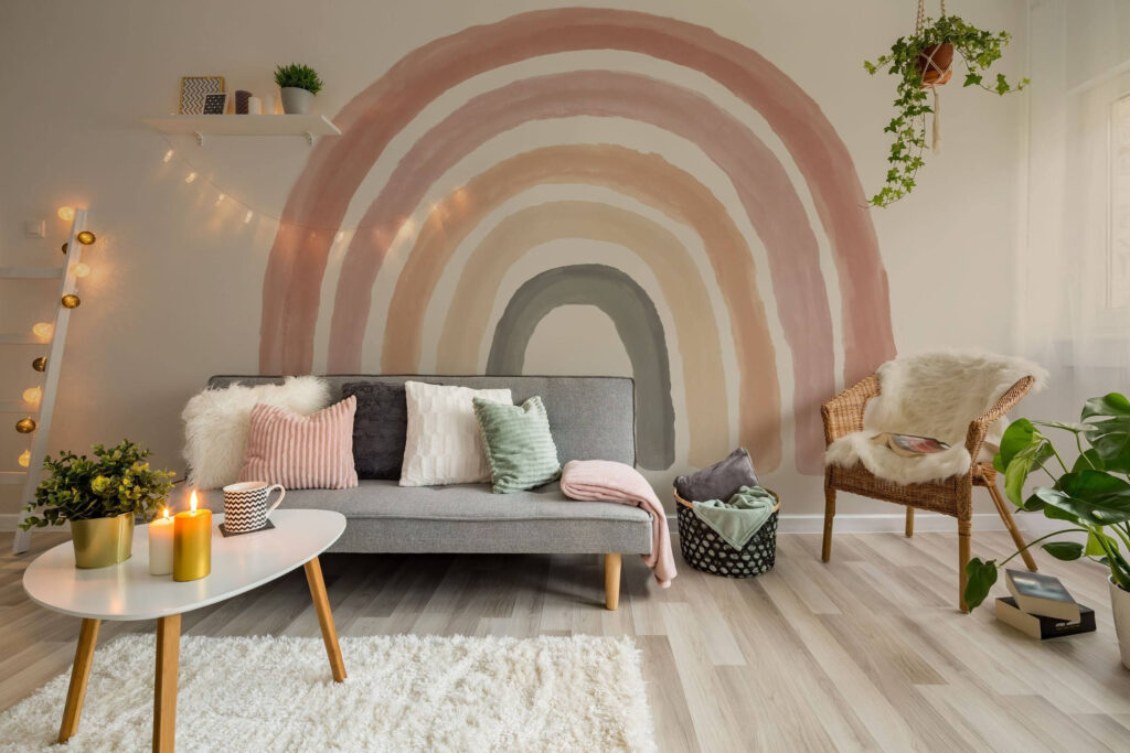 Arcos dibujados a mano — interior 1