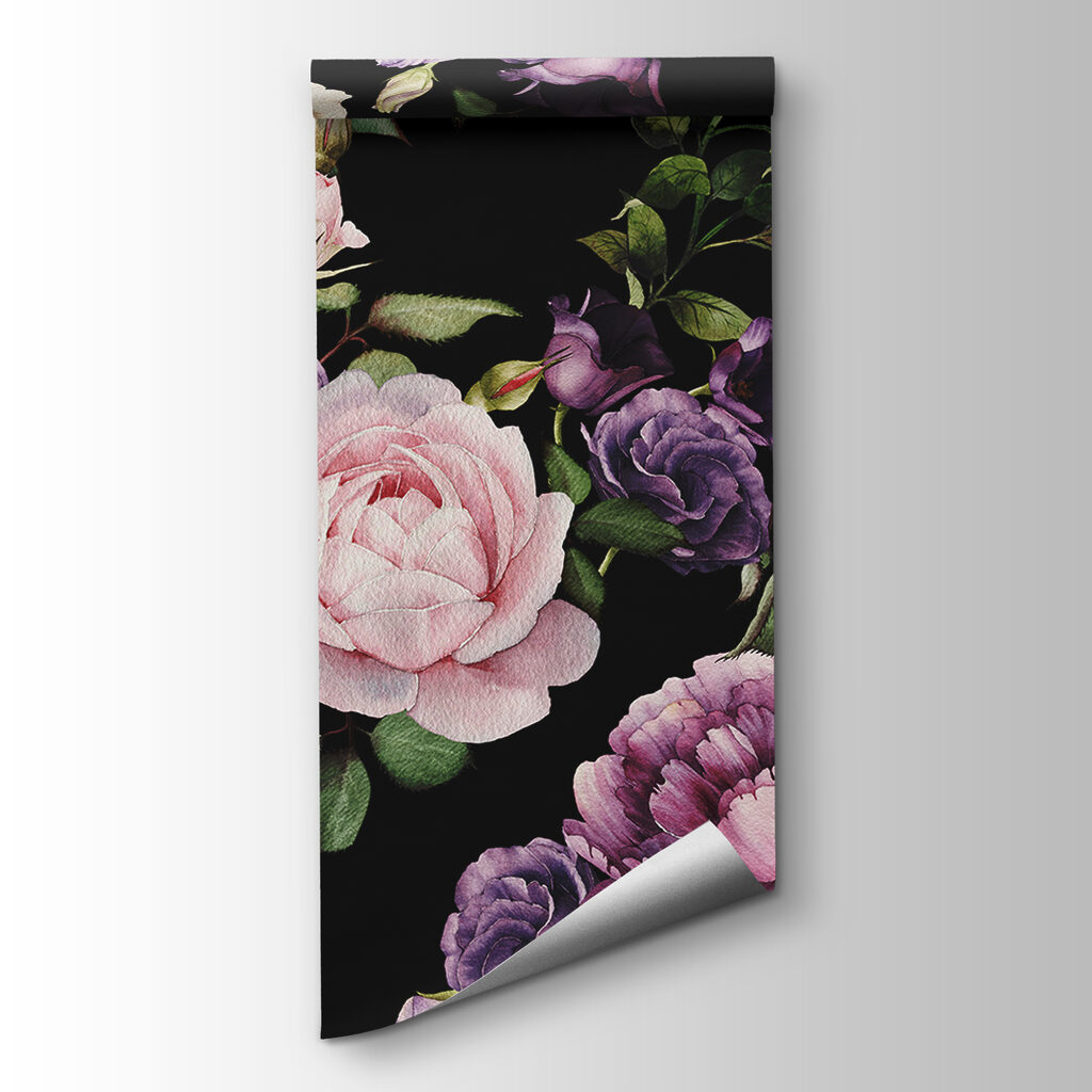 Rosas sobre negro — vista del producto