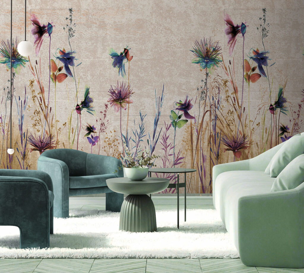 Tallos finos en lila — interior 3
