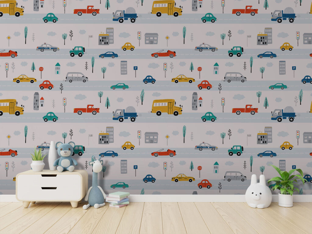 Coches en fila — interior 3