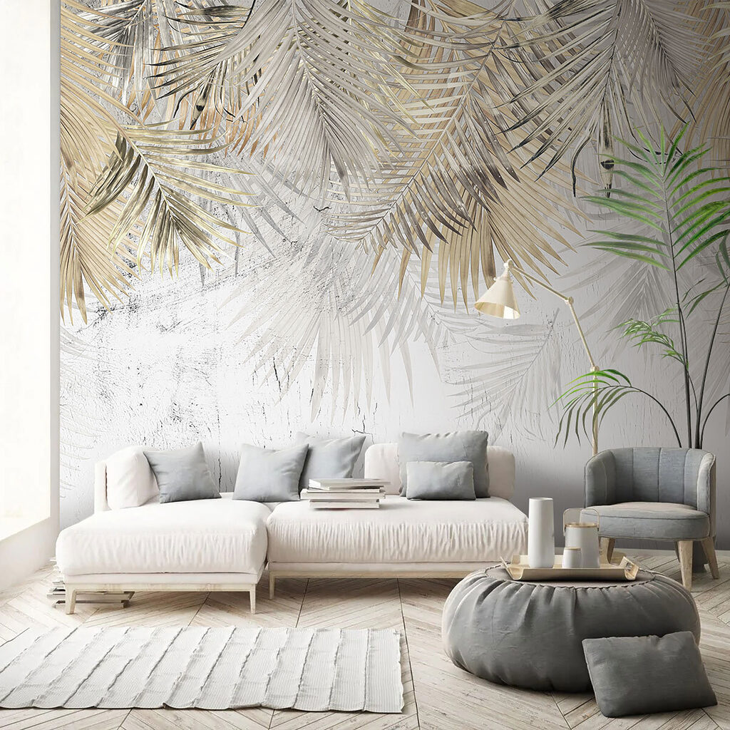 Palmas doradas en grupos — interior 4