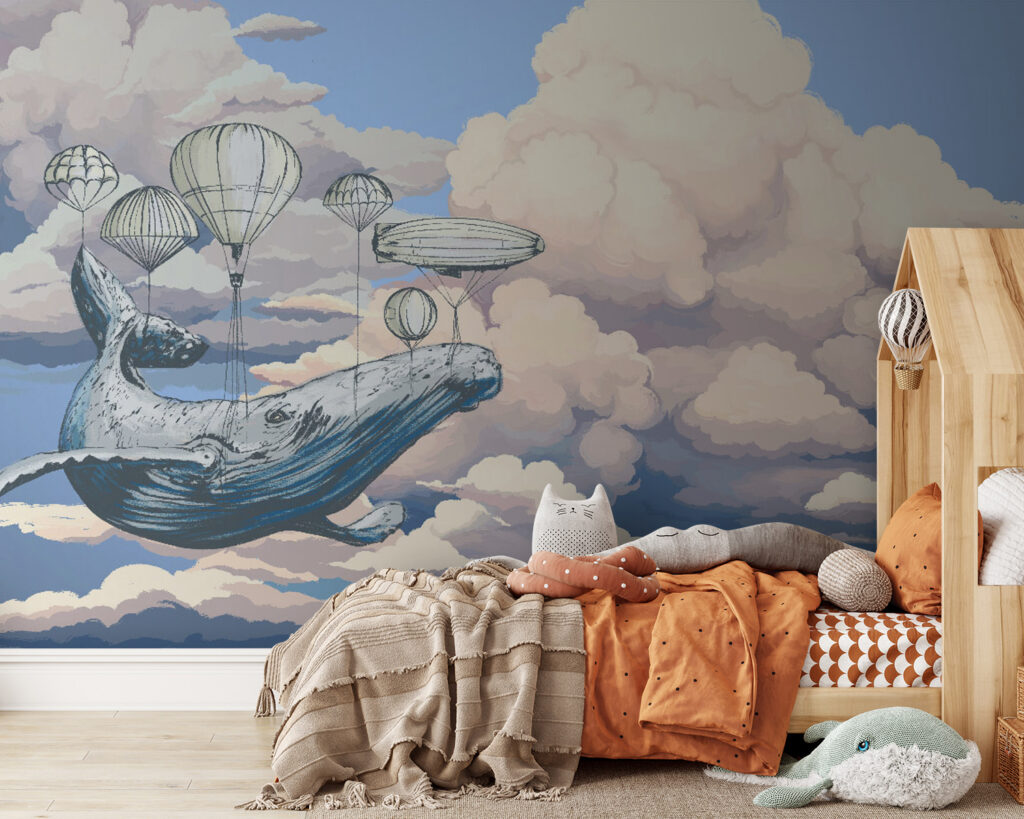 Ballena entre globos aerostáticos — interior 1