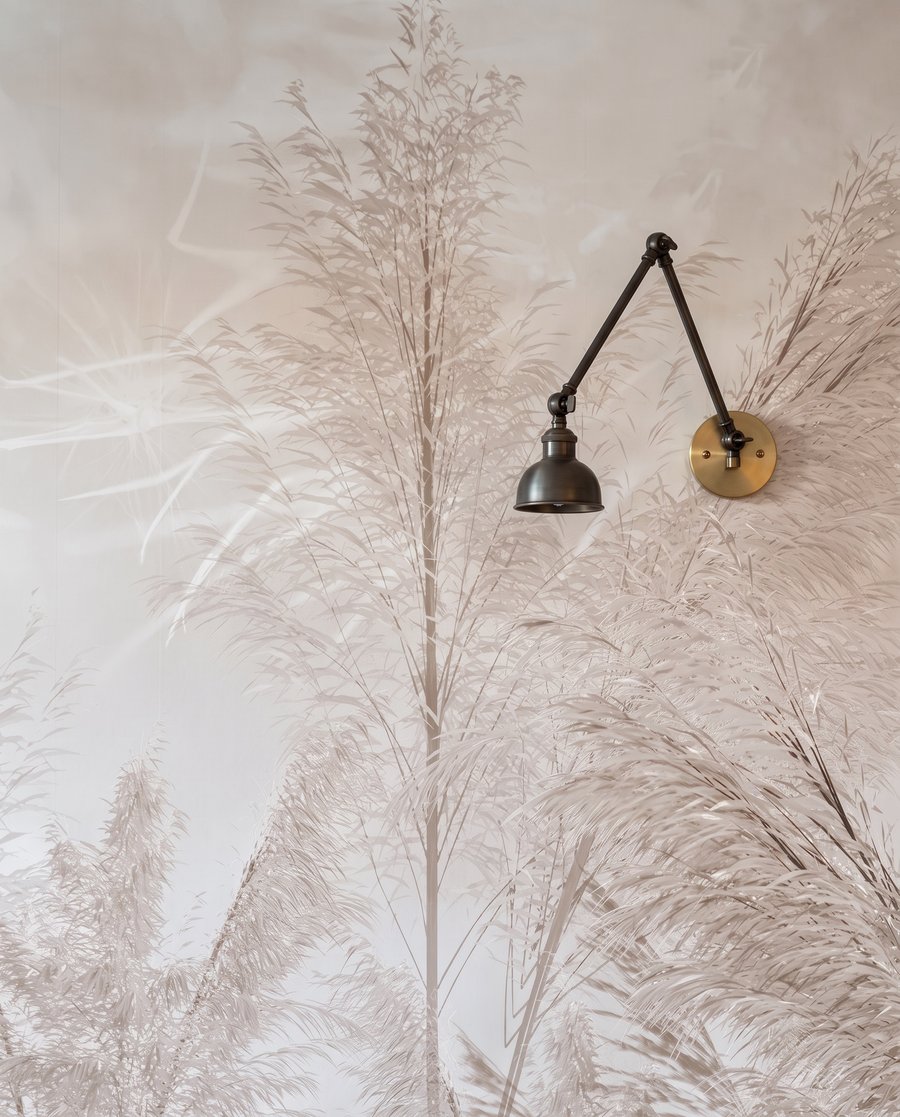Pradera al amanecer — detalle