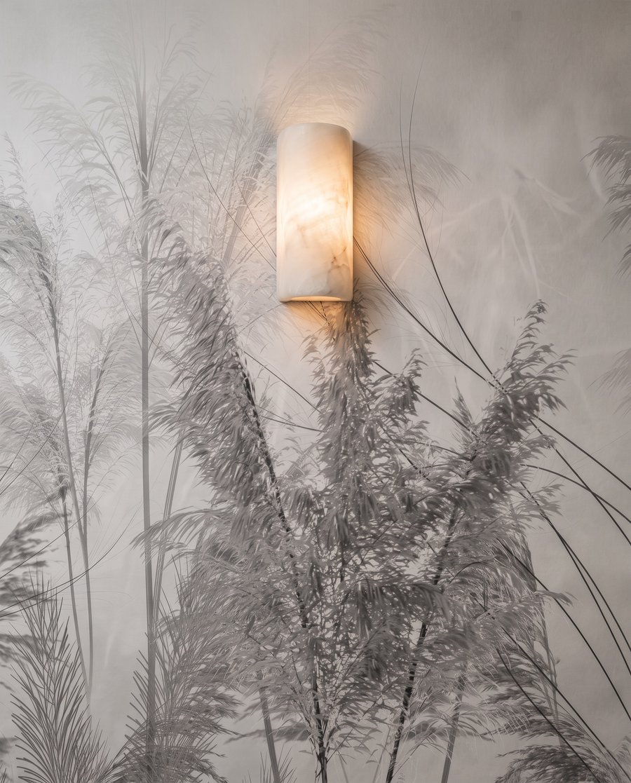 Pradera al amanecer — detalle